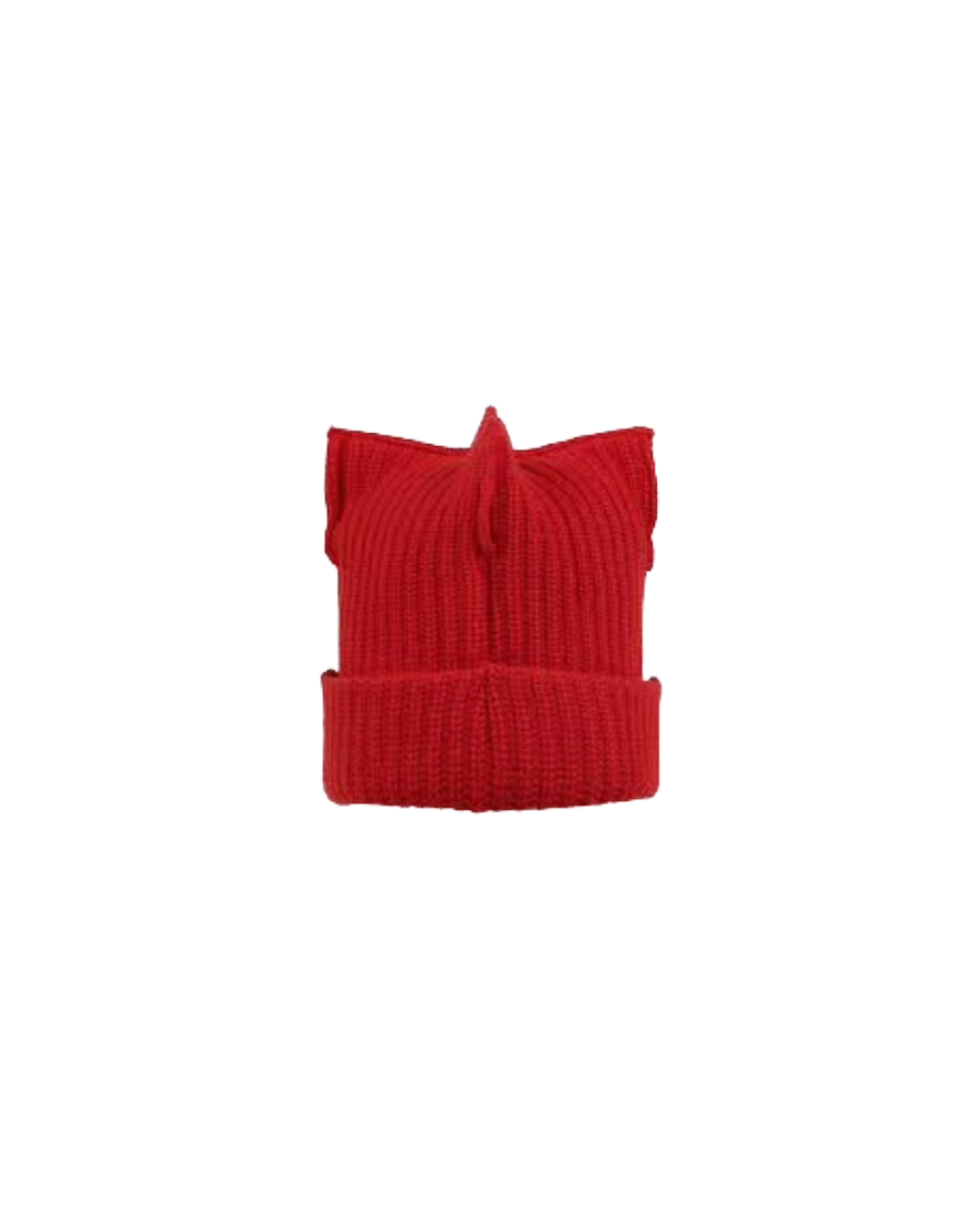 BOX BEANIE IN RED
