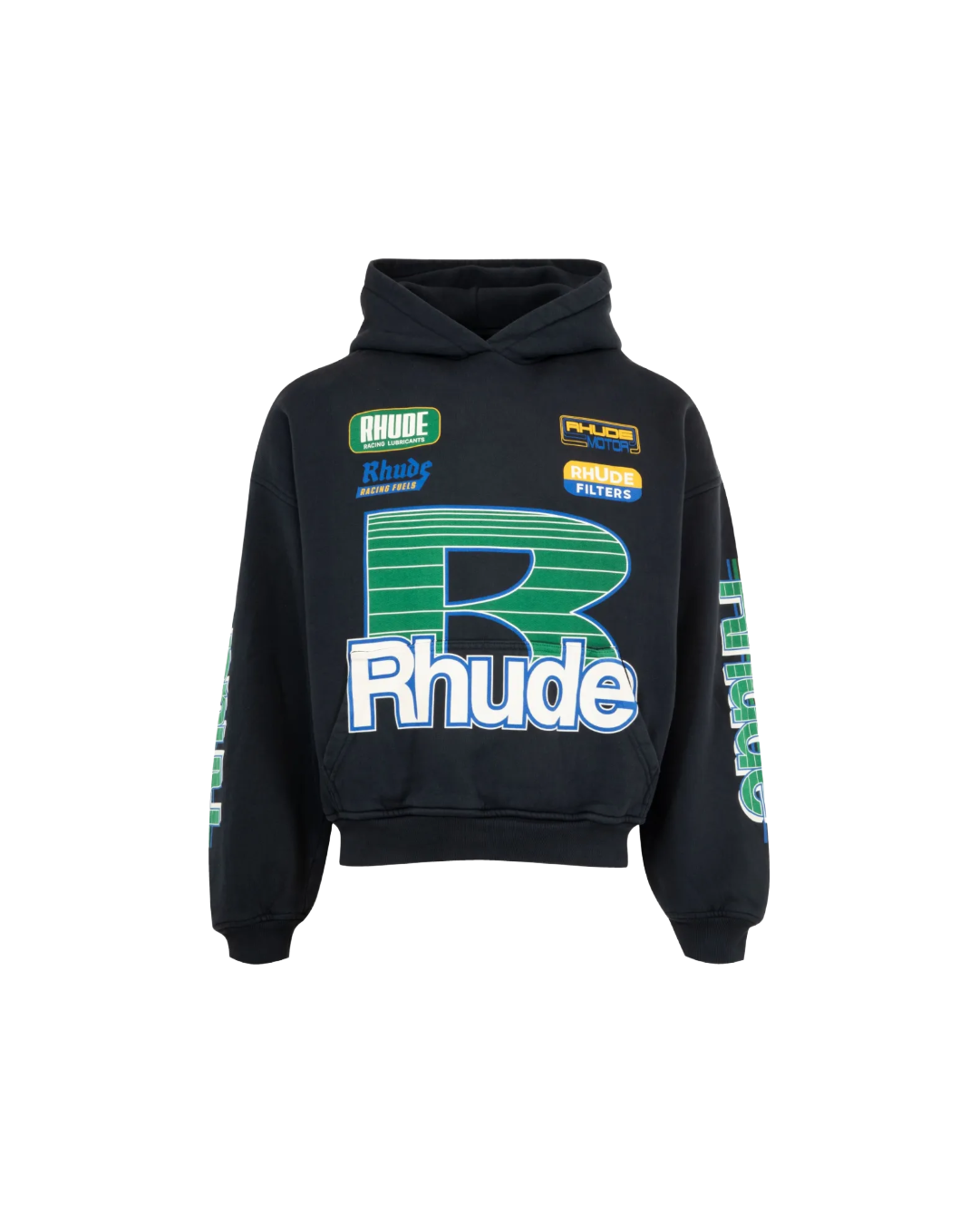 ROADWAY RACING HOODIE VINTAGE BLACK