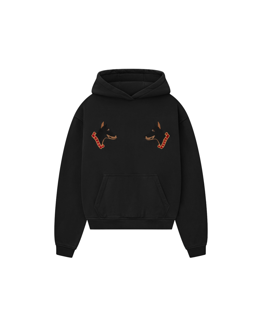 LONDON HOUND HOODIE VINTAGE BLACK