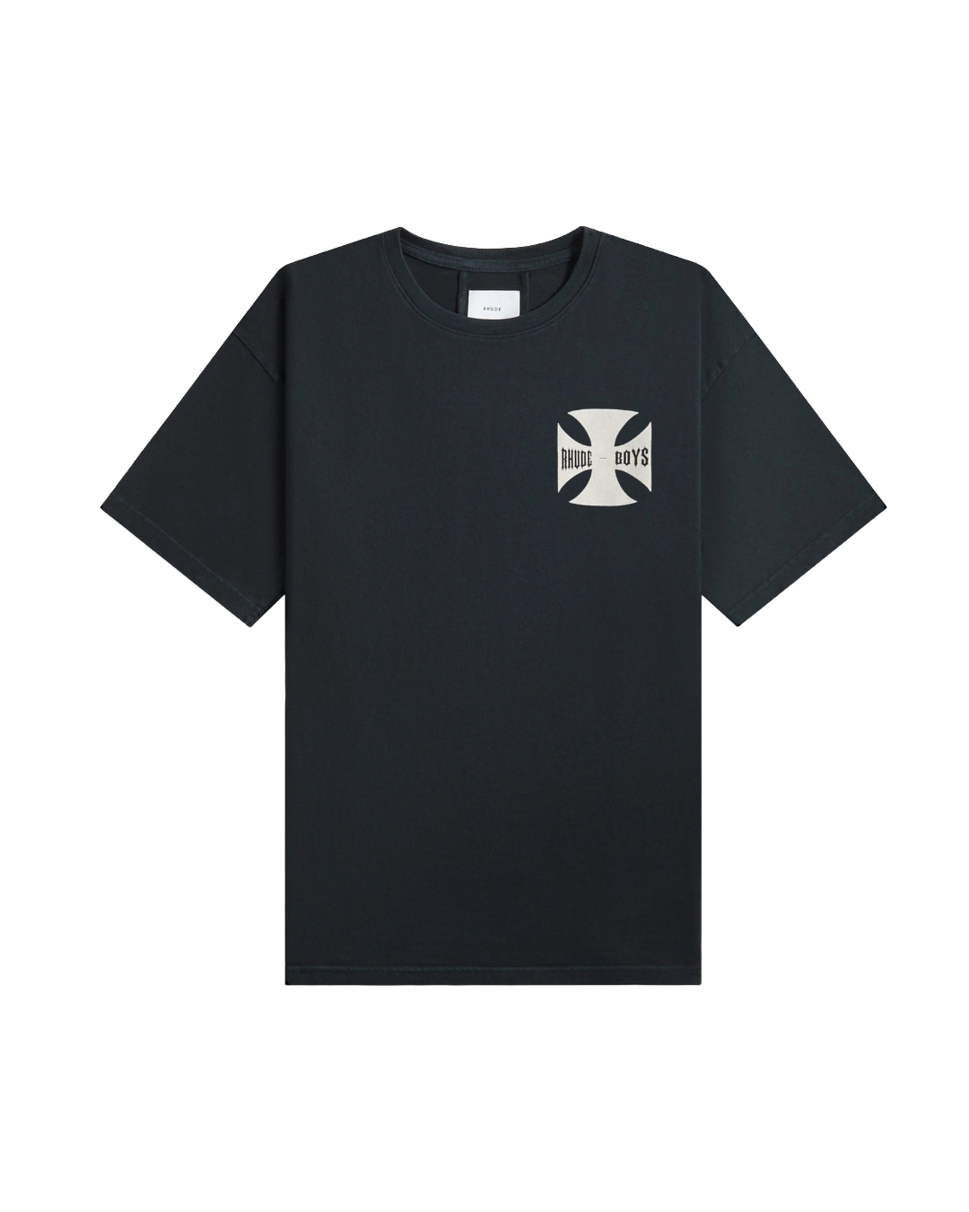 RHUDE BOYS TEE VINTAGE BLACK