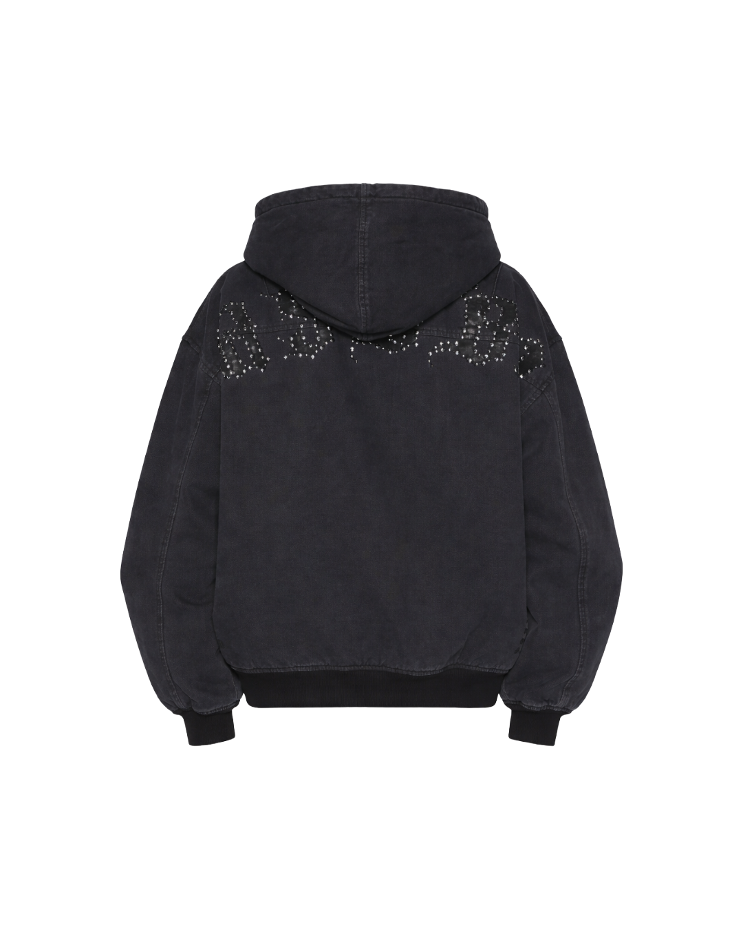 BOMBER JACKET STUD BLACK