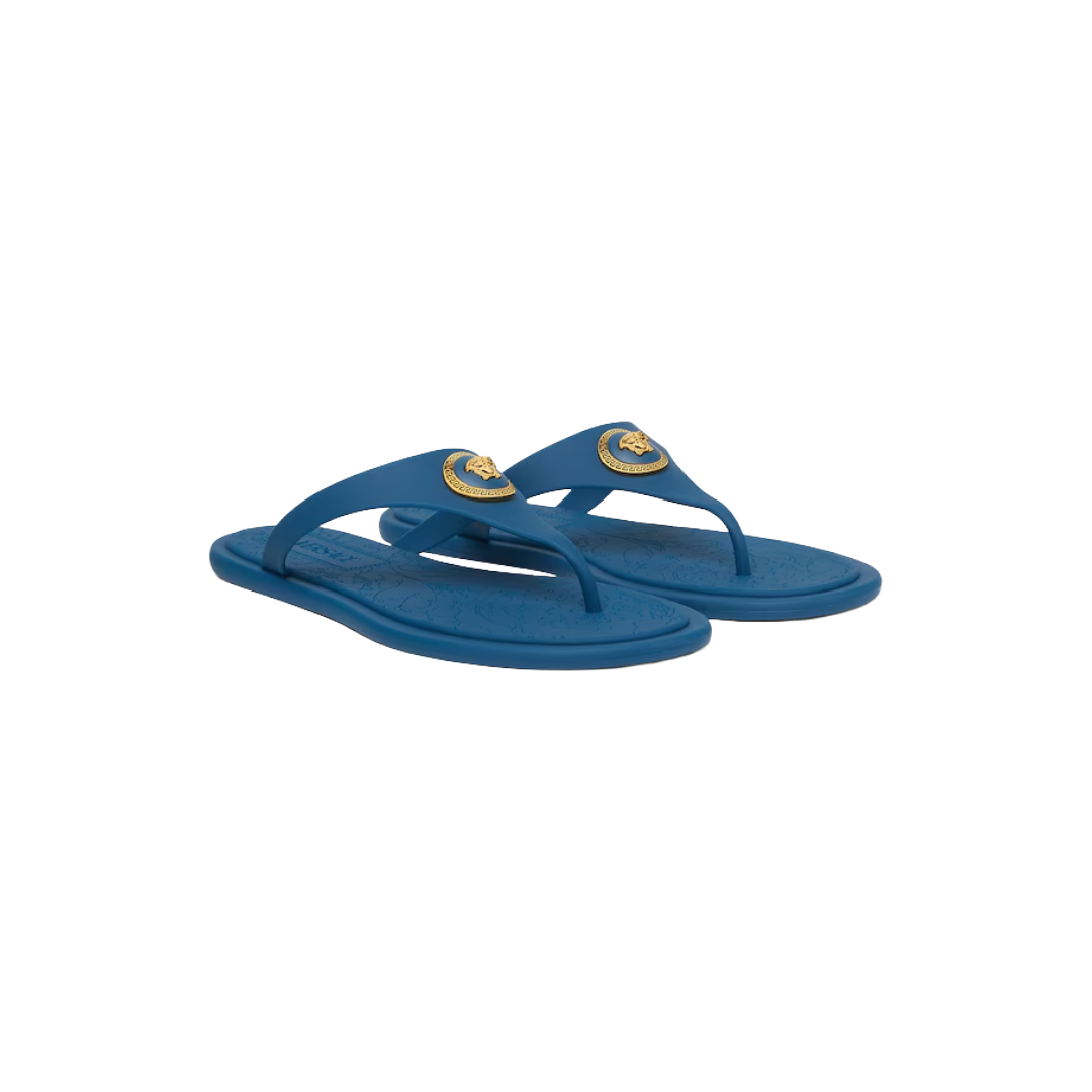 ALIA RUBBER FLAT SANDALS