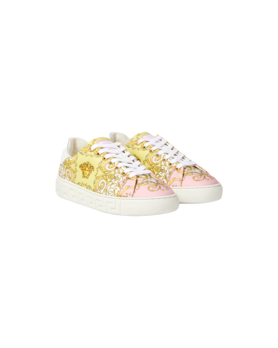 GRECA PRINTED CANVAS SNEAKERS