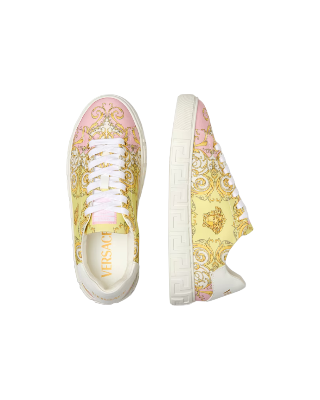 GRECA PRINTED CANVAS SNEAKERS