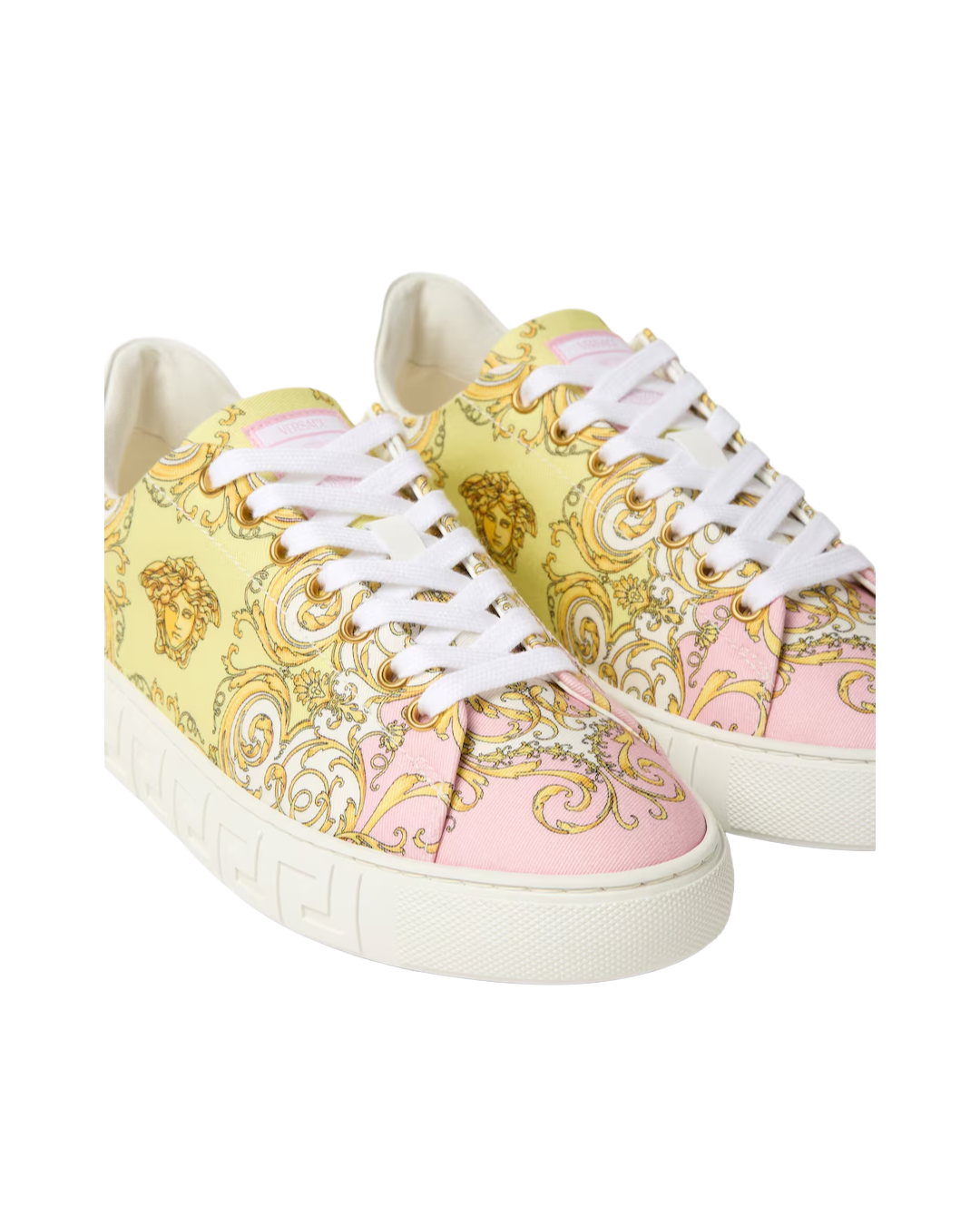 GRECA PRINTED CANVAS SNEAKERS