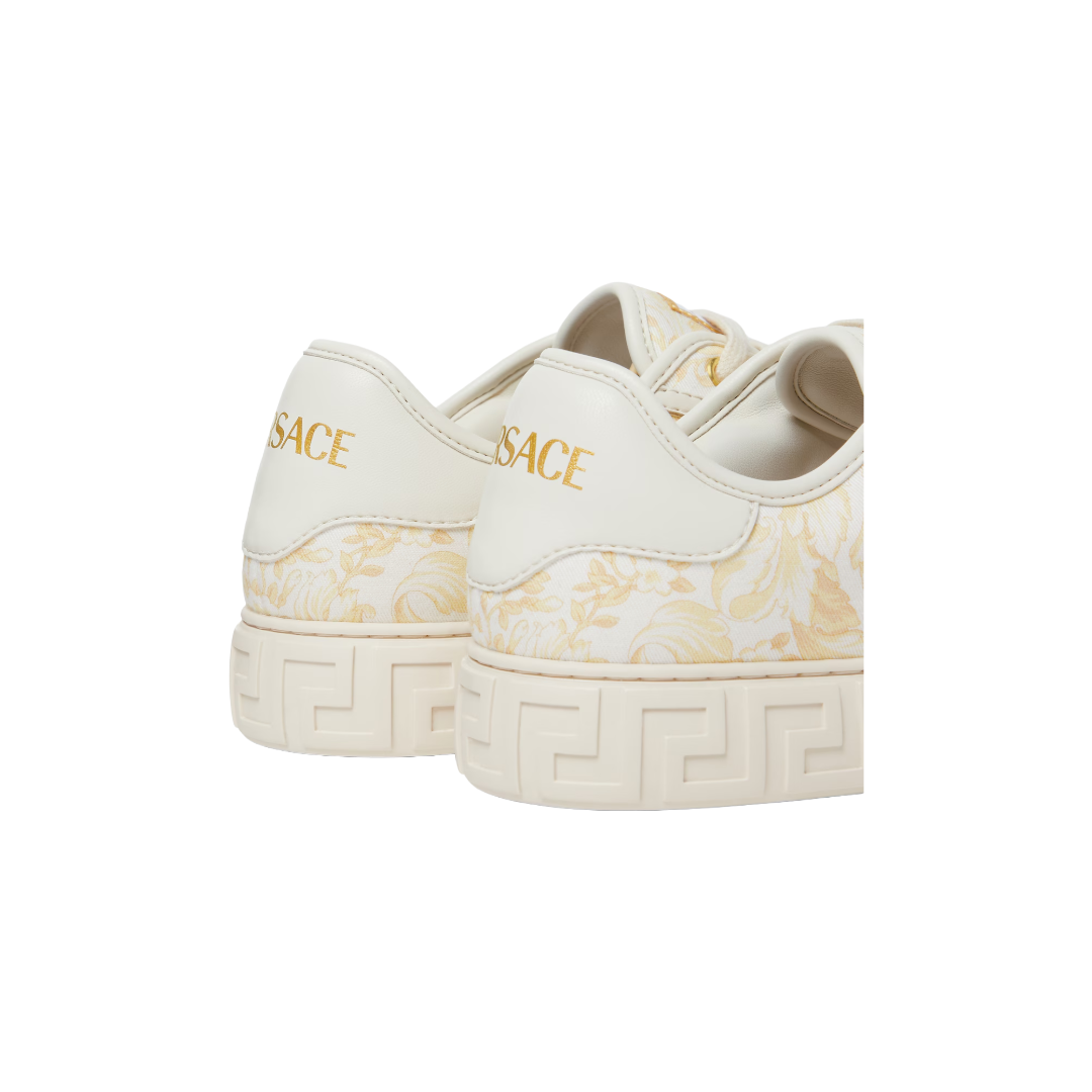 GRECA PRINTED CANVAS SNEAKERS
