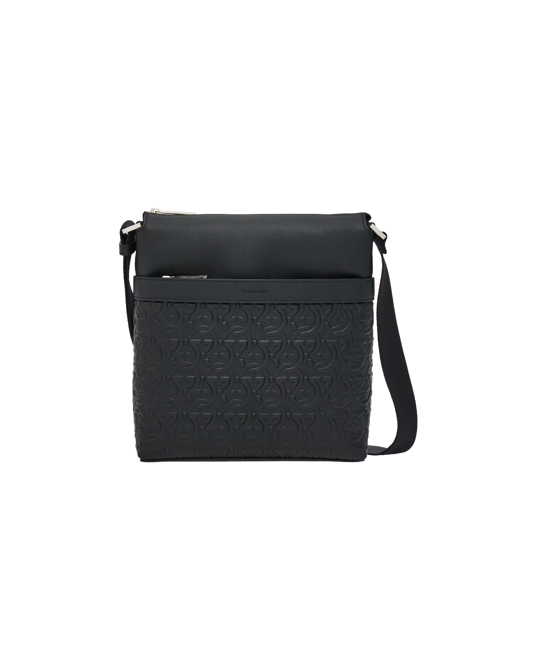 EMBOSSED GANICI MESSENGER BAG