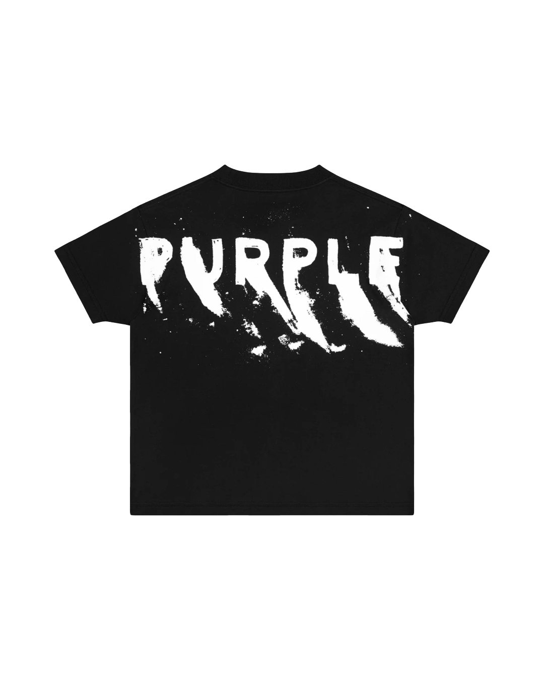 KIDS PAINTED WORDMARK TEE BLACK