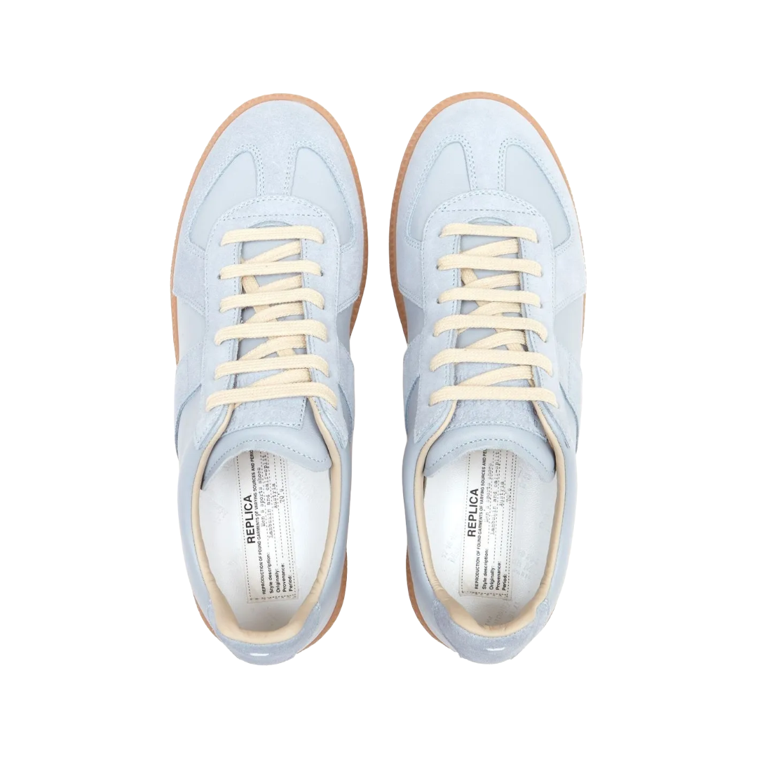 MAISON MARGIELA REPLICA SNEAKERS PALE BLUE