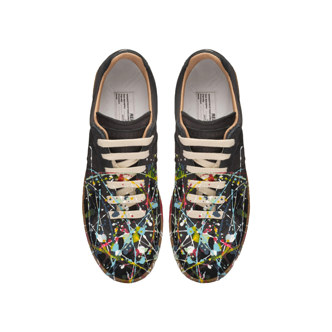 PAINT REPLICA SNEAKER BLACK