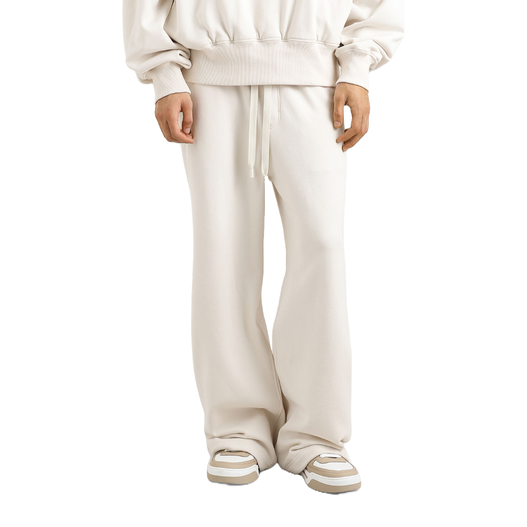 STRETCH JERSEY JOGGING PANTS WITH EMBROIDERY