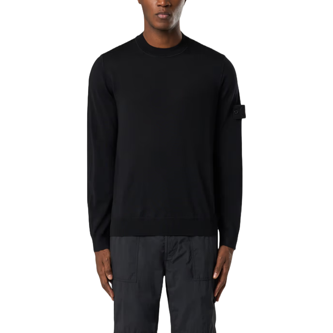 5100066 LIGHT RWS PURE WOOL_ STONE ISLAND GHOST
