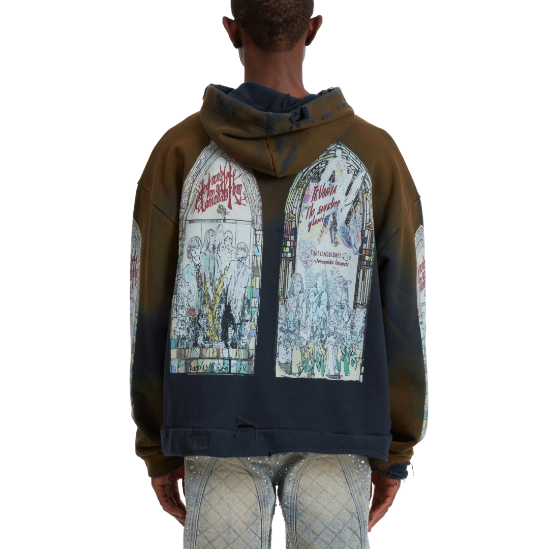 MOTLEY HOODED PULLOVER