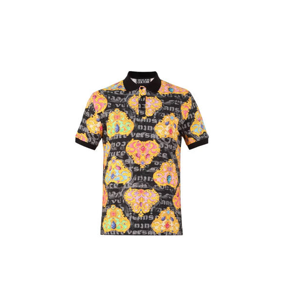 VERSACE JEANS COUTURE HEART COUTURE POLO SHIRT