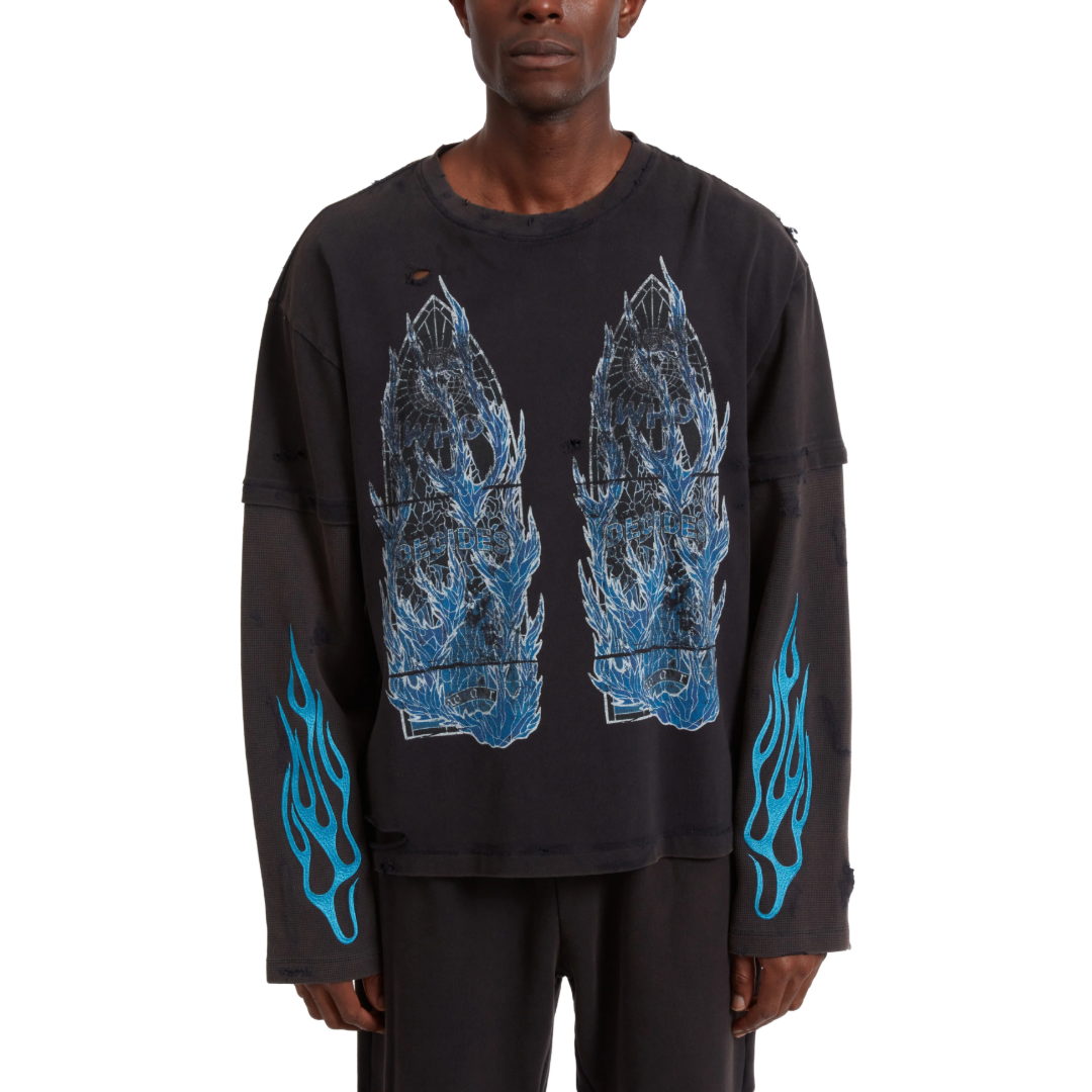 FLAME GLASS DOUBLE JERSEY
