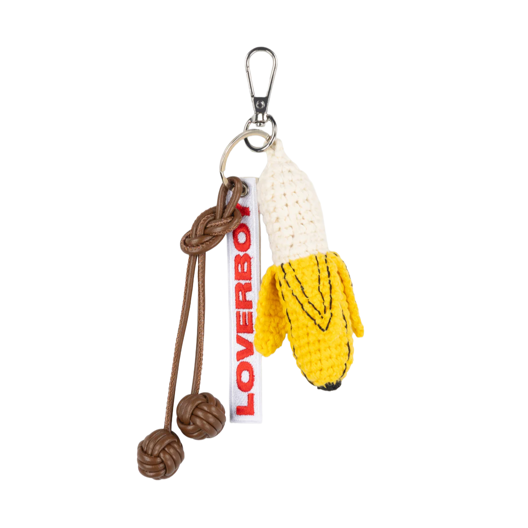 KNITTED BAG CHARM