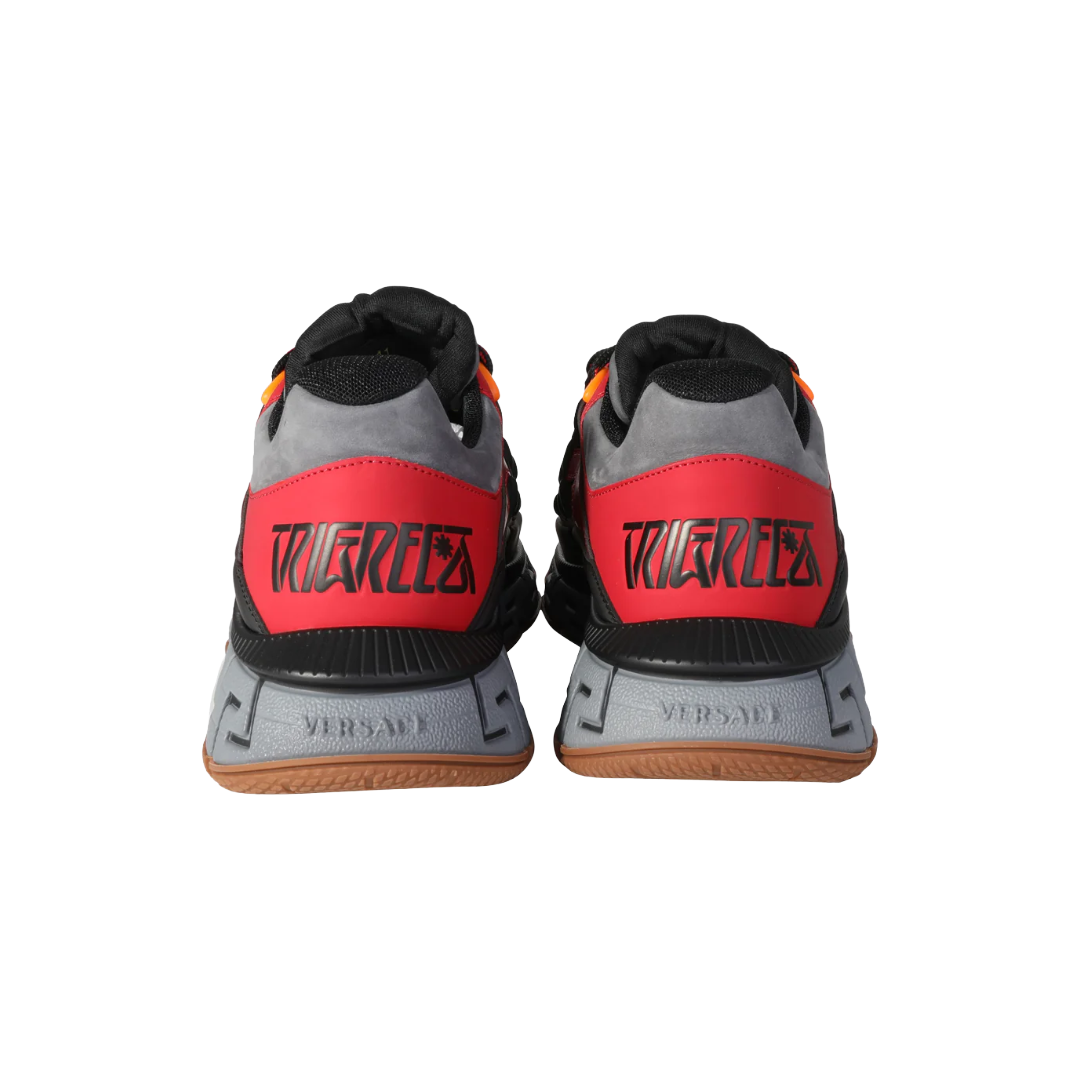 VERSACE TRIGRECA SNEAKERS RED-BLACK