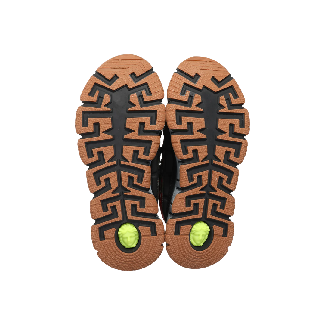 VERSACE TRIGRECA SNEAKERS RED-BLACK