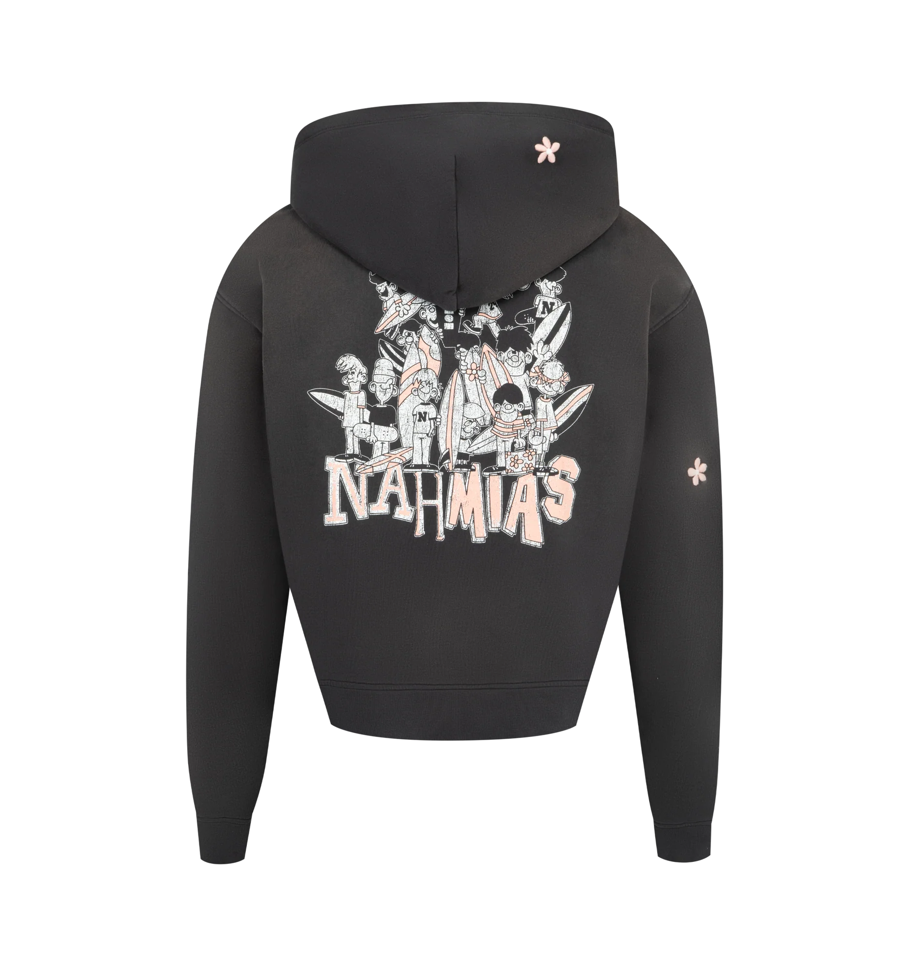 FLOWER GROMS ZIP UP HOODIE