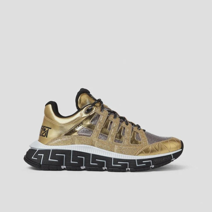 VERSACE TRIGRECA SNEAKERS ORO/MULTICOLOR