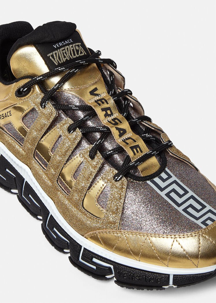 VERSACE TRIGRECA SNEAKERS ORO/MULTICOLOR