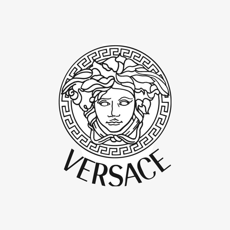 VERSACE JEANS COUTURE METALLIC LOGO T-SHIRT RED-SILVER