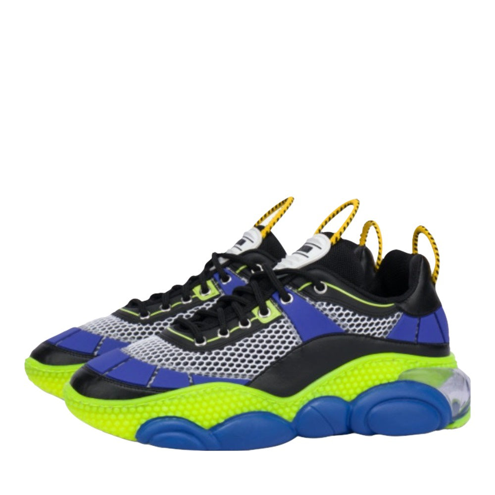 MOSCHINO MESH BUBBLE TEDDY SHOES BLUE/GREEN