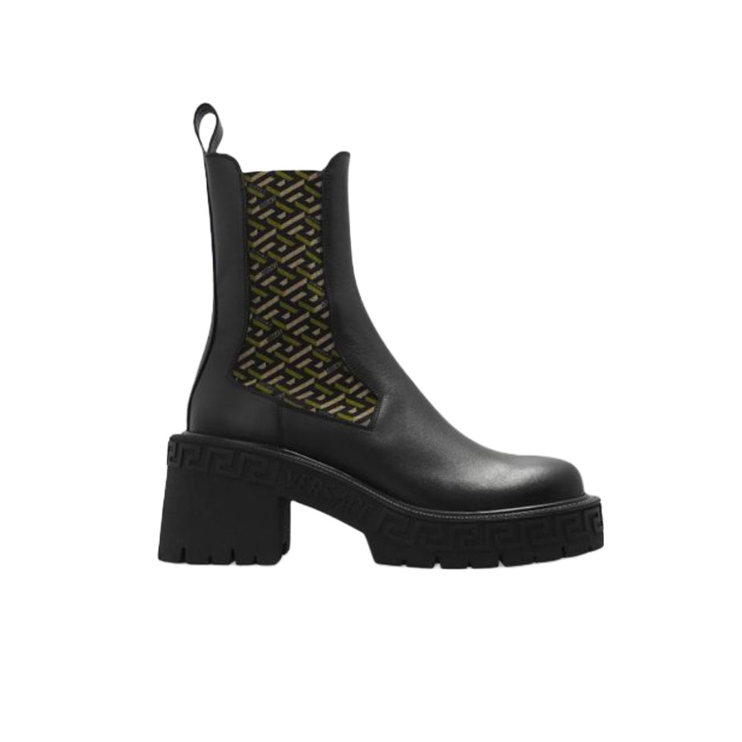 VERSACE LA GRECA CHELSEA BOOTS