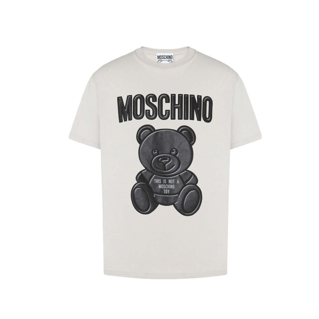 MOSCHINO TEDDY BEAR ORGANIC JERSEY TSHIRT MOSCHINO TEDDY BEAR ORGANIC JERSEY TSHIRT