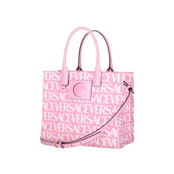 Women's Versace Allover Small Tote Bag by Versace