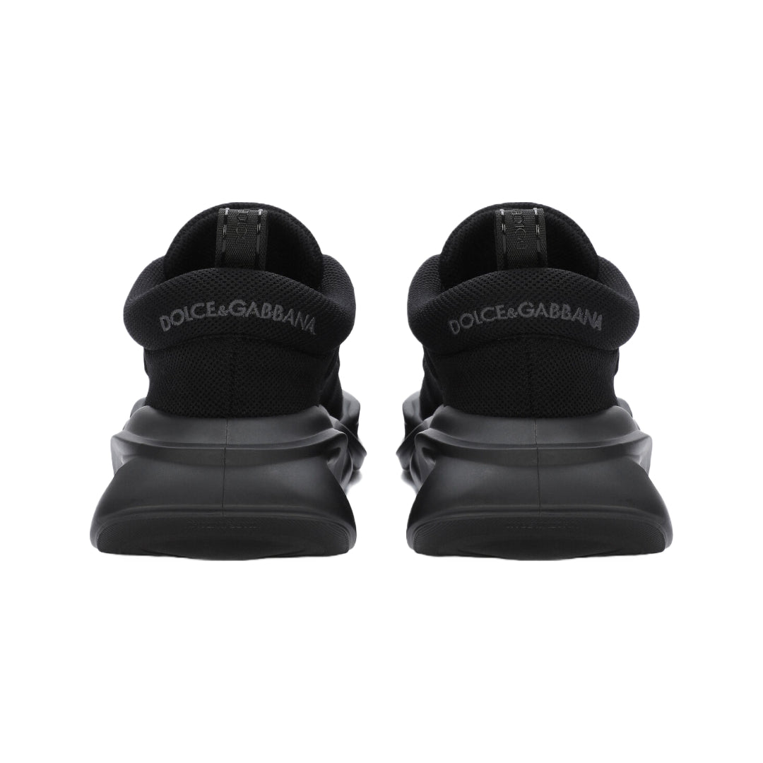 DOLCE & GABBANA FABRIC WAVE SNEAKER BLACK/BLACK