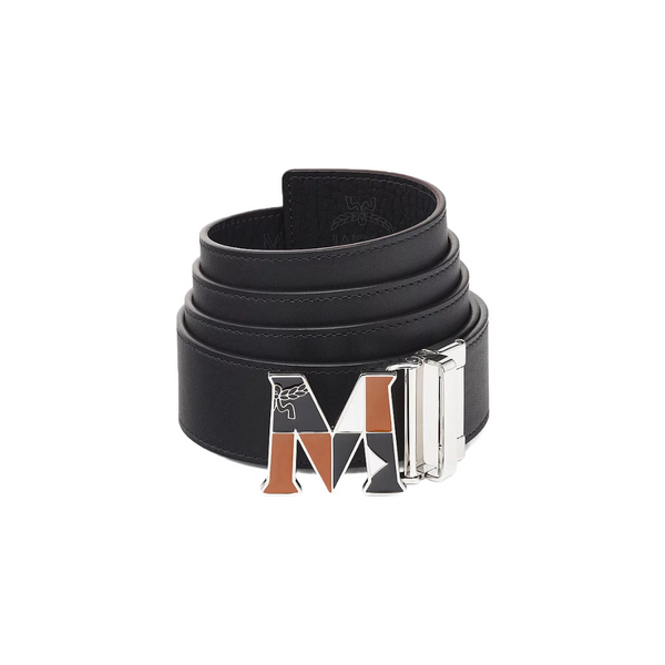 130cm / 51 Claus Oblique M Reversible Belt 1.5 in Visetos Black