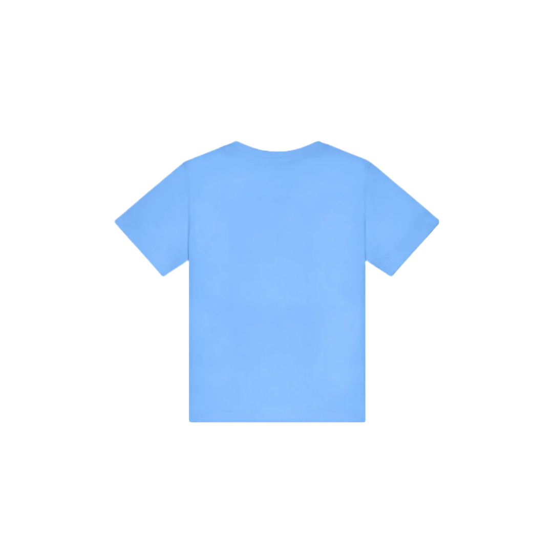 KIDS VERSACE DREAM LOGO T-SHIRT BLUE