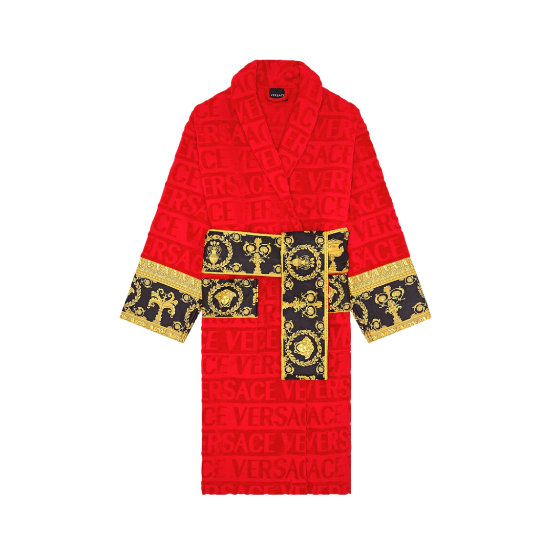 versace dressing robe Versace Red 'I Heart Baroque' Bathrobe
