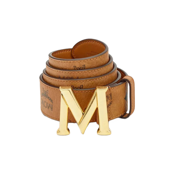 Mcm Belt with Logo Men's Brown | Vitkac