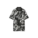 VERSACE JEANS COUTURE WATERCOLOUR COUTURE POLO SHIRT