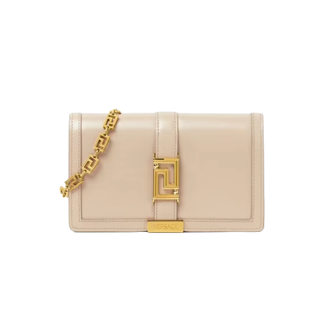 VERSACE GRECA GODDESS MINI BAG SAND/GOLD