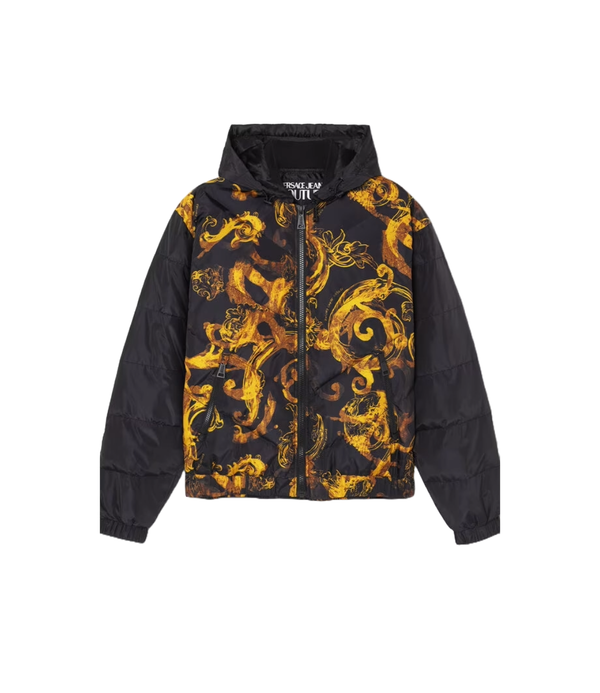 VERSACE JEANS COUTURE WATERCOLOUR COUTURE PUFFER JACKET