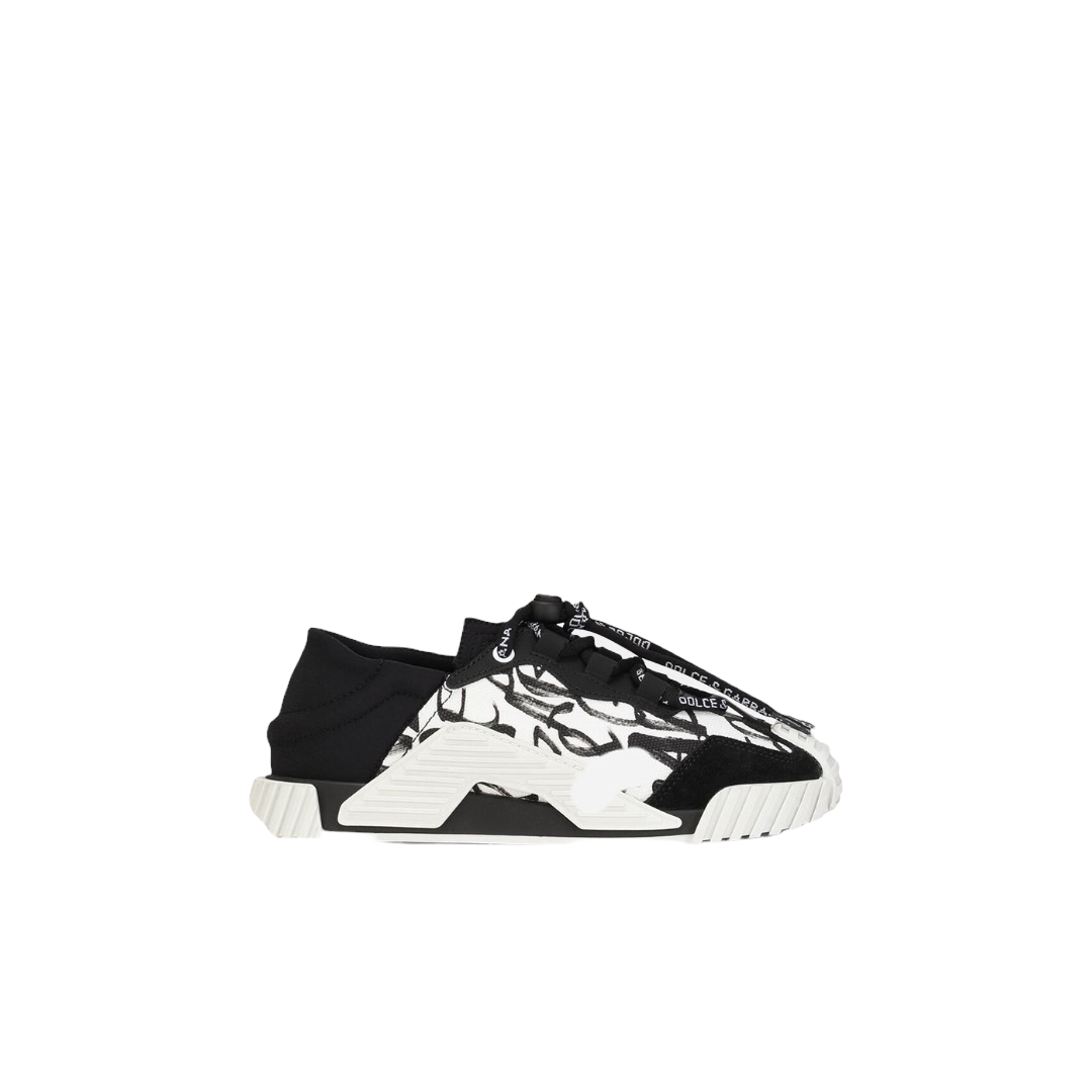 DOLCE & GABBANA KIDS LOGO-PRINT NS1 SNEAKERS