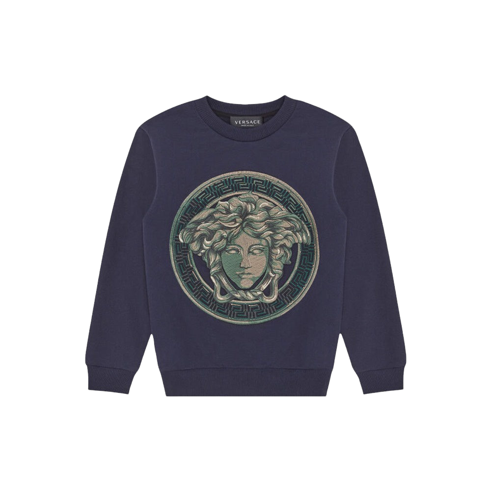 VERSACE KIDS MEDUSA MOTIF SWEATSHIRT