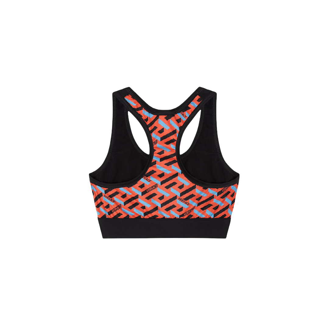 VERSACE GRECA SIGNATURE ACCENT SPORTS BRA