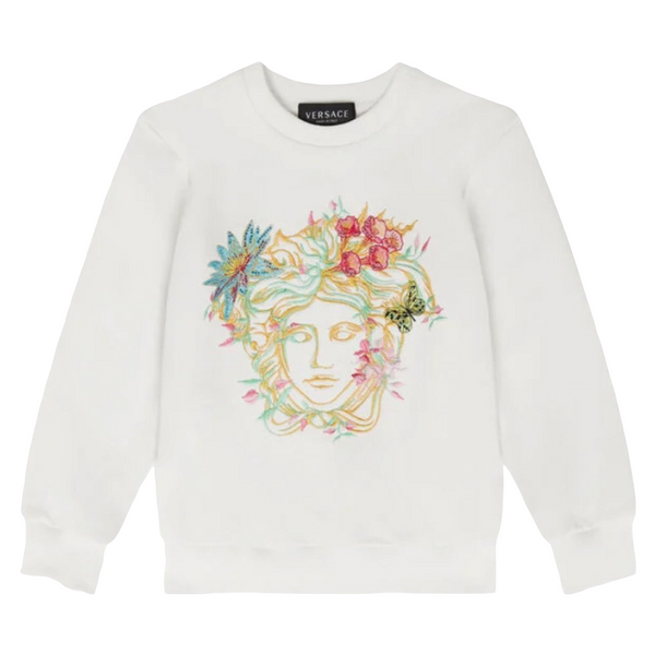 Versace discount sweatshirt white