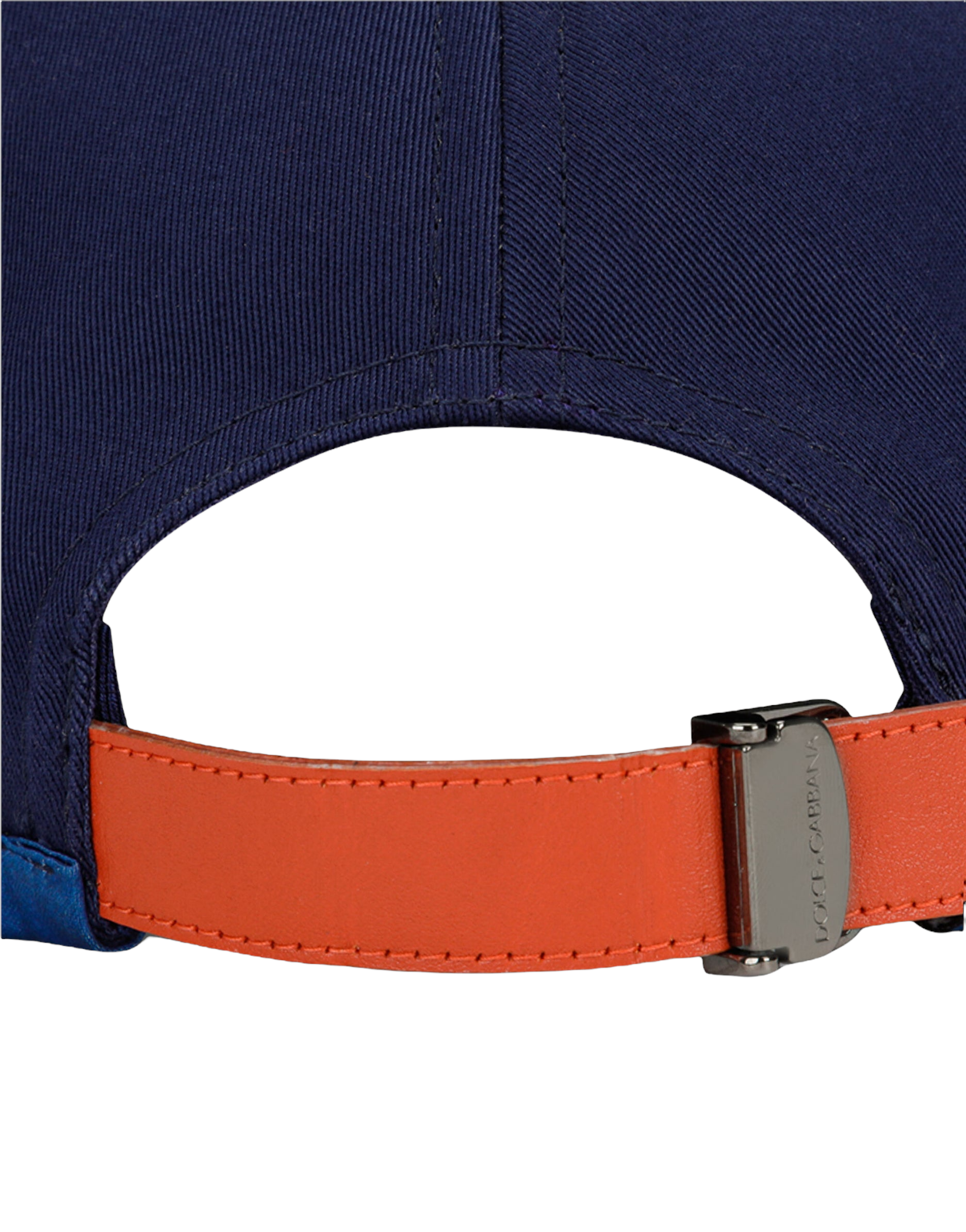 DOLCE & GABBANA Baseball cap with marbled - print details