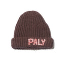 PALY HAND KNITTED BEANIE ( BROWN )