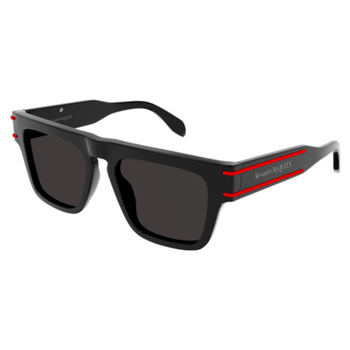 ALEXANDER MCQUEEN MENS SUNGLASSES BLACK/RED AM0397S