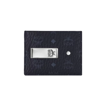 MCM MONEY CLIP CARD CASE IN VISETOS