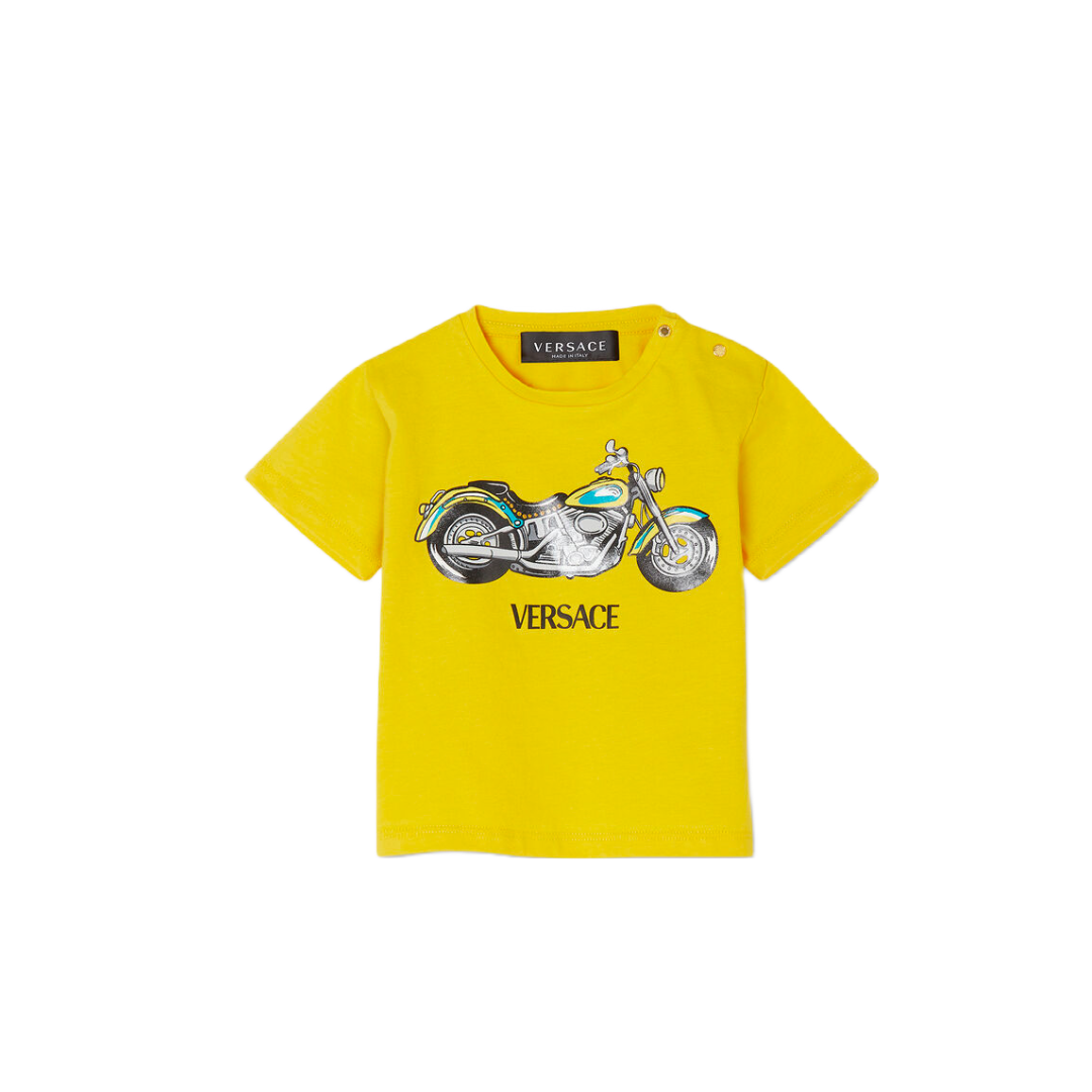 KIDS VERSACE MOTORCYCLE BABY T-SHIRT