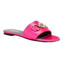 VERSACE MULE FUCHSIA FLAT SANDALS