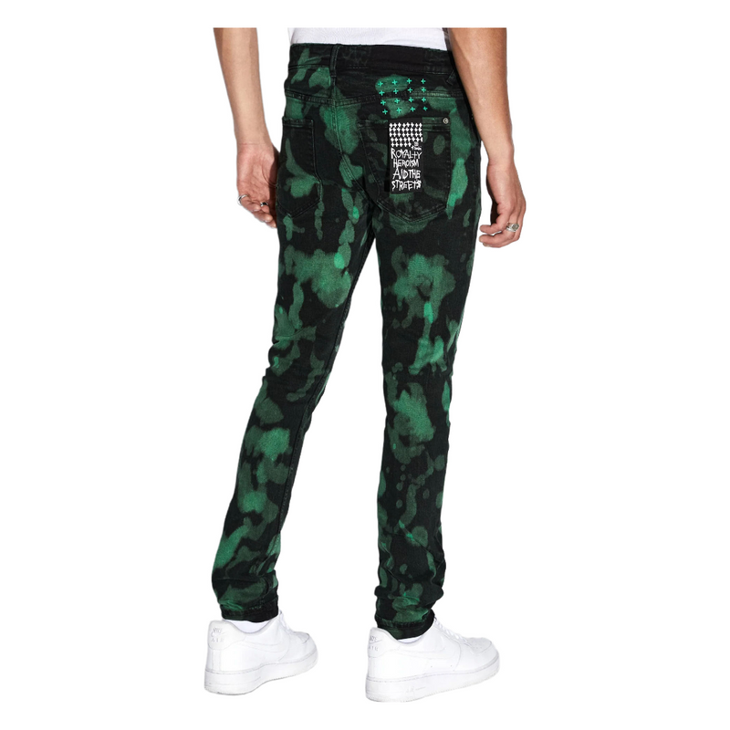 KSUBI VAN WINKLE REAKT JEANS BLACK/GREEN