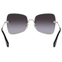 MIU MIU WOMENS SUNGLASSES GOLD/BLACK/CRYSTAL 0MU 50WS